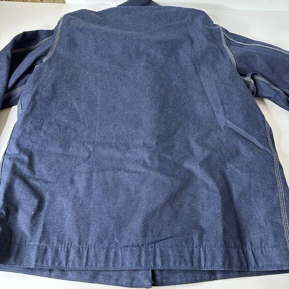 Vtg Sears Work Outerwear Blanket Lined Denim Chore Coat Mens XL Jacket 80s Union - Picture 16 of 16